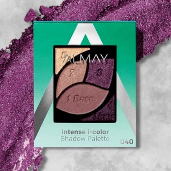 Almay Eyeshadow Palette Intense Eye Color Enrich Vitamin E & Hypoallergenic 040 - Picture 1 of 4